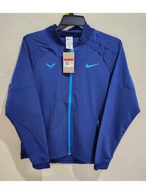 NWT Nike Dri-FIT Rafa Nadal Tennis Full Zip Jacket Men’s Size Large DV2885-492